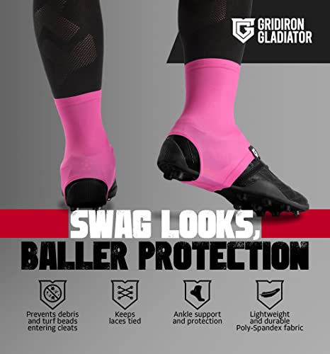 Gridiron Gladiator Cleat Covers - Football Spats - Football Cleat Cover - Cleat Spats for Soccer, Baseball & Softball