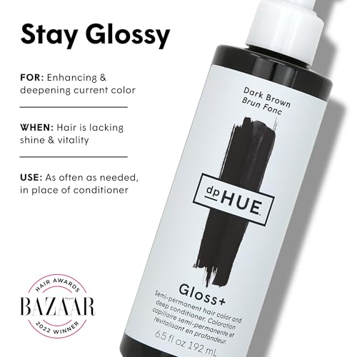 Image of dpHUE Gloss+, Dark Brown - 6.5 fl oz