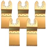 5 Pack - 35mm Carbide End Cut Multi Tool Blades for Bricks, Plaster And Grout Removal Cutter Saw Set Compatible with Dremel Fein Multimaster Makita Etc Oscillating