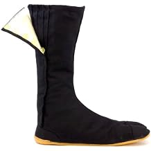 Ninja Shoes, Jikatabi, Rikkio Tabi BootsUS 512 Black / White!! +Travel bag US 7.5 25.5cm, Black