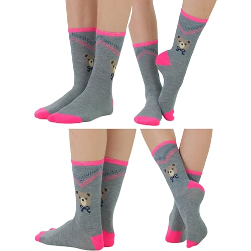 Image of ToBeInStyle Women's Pack of 6 or 12 Fashion Printed Crew Socks