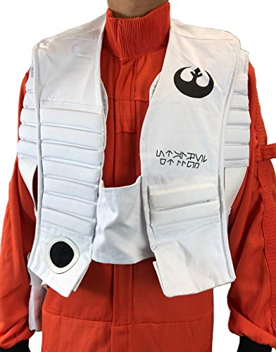 costumebase Gilet X-Wing Resistance Rebel Pilot Double Couche Star Wars (XL) Blanc