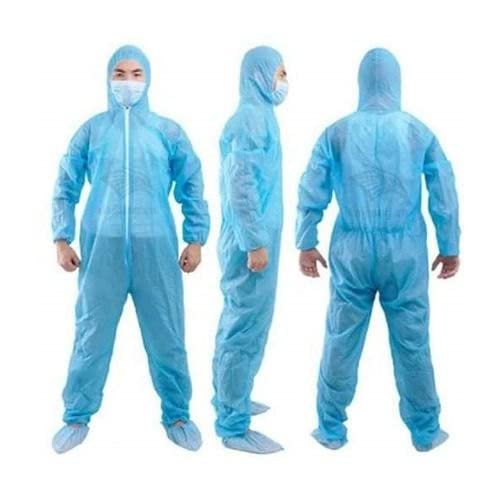 Dr. BOHRRAS PPE Kit 40gsm Coverall Suit + Goggles + Mask + Gloves + Bio Hazard Bag (40 GSM Plain, Large) Blue (B09LTD42BD) Amazon Price History, Amazon Price Tracker