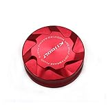 □ Bedingung: 100% nagelneu Xuefeng Motorrad-Zubehör Rückbremsflüssigkeitsbehälter Abdeckkappe for BMW K1100LT K 1100LT 1992-1997 (Color : Red)