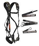 Malta Dynamics Hunter's Elite Youth Ultralight Tree Stand Safety Harness Kit Set, TrueTimber Patterns (Strata Camo)