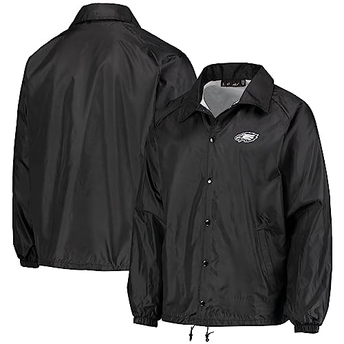Image of Men's Royal Buffalo Bills Coaches Classic Raglan Full-Snap Windbreaker Jacket