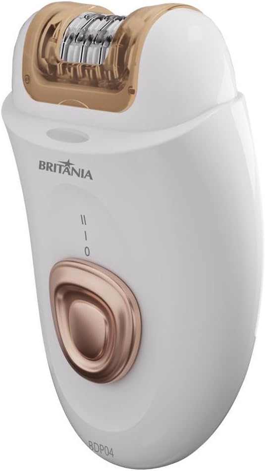 Depilador de Pelos Britânia 4 Acessórios BDP04 5W Branco e rose Bivolt