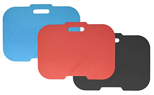 Set of 3 Foam Kneeling Pads - Garden Knee Mat/Gardening Seat Cushion - Quality Comfort! Measures - 15.25in x11.5inx.375in