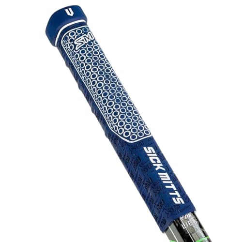 V-Grip Blue Base Ice Hockey Grip - Enhance Your Game with This Durable and Comfortable Hockey Gear and Accessories. Five different colors to choose your favorite hockey team colors Navy Blue