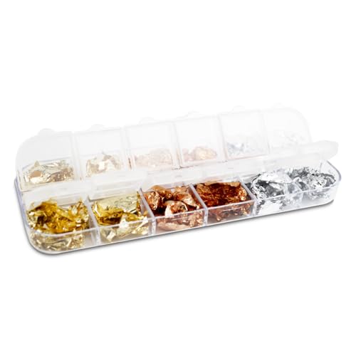 Folha de Ouro Encapsulamento Decoração Bronze Dourado Prata