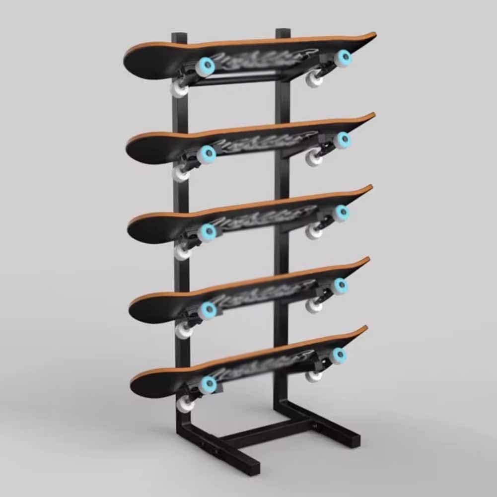 Snowboard Storage Rack，Snowboard Storage Rack,Floor-Standing Snowboard Rack, Sample Board Display Rack, Sports Mat Storage Rack for Skis/Skateboards/Scooter, Floor Display Stand Garage/Shop(