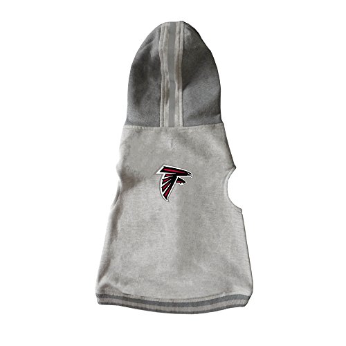 Littlearth NFL Atlanta Falcons Team Dog Crew Neck, Large, Red
