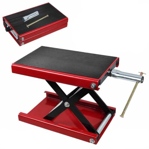 Image of 500KG Motorcycle Scissor Lift Jack Stand Adjustable Motorbike Repair Table