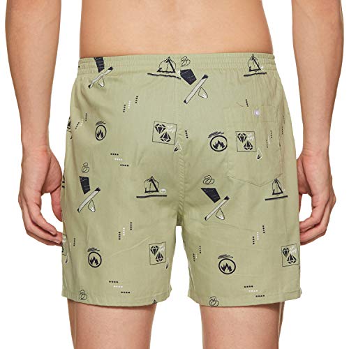 Image of Longies Men's Cotton Printed Regular Boxer Shorts