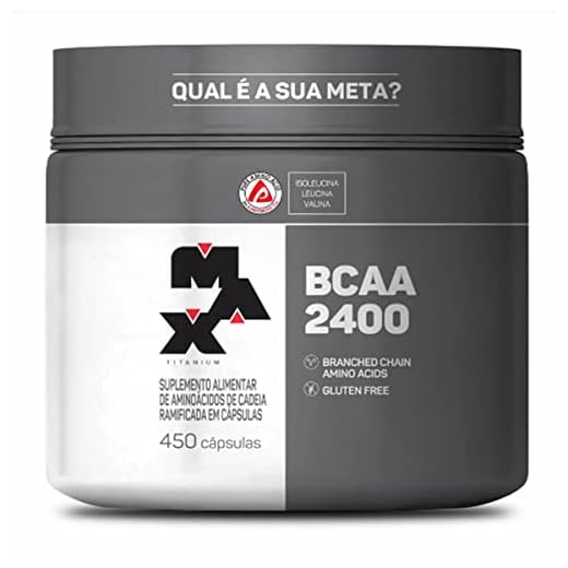 BCAA 2400 - 450 Cápsulas - Max Titanium