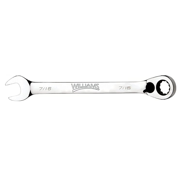 Chave combinada com catraca Williams 1214RC, 12 pontos, 11,1 mm (7/16 pol.), SAE