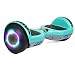 SISIGAD Hoverboard, 6.5 Pouces Self Balancing Scooter Bluetooth Overboard, Gyropode Auto-équilibré Scooter électrique avec Roues Flash LED, Cadeau pour Les Enfants