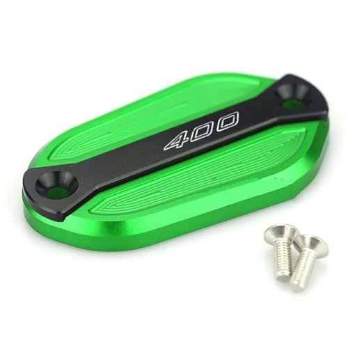 Depósito de freno de aluminio premium para moto Kawasaki Z400 2019 verde
