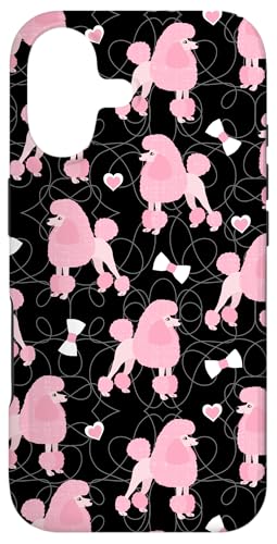 Pink Poodles Hearts and Bows Case for iPhone 17
