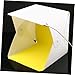 BESPORTBLE Portable Mini Photo Box LED Lighting Cube Tent with Adjustable Brightness, 30cm Foldable Photography Backdrop Studio for Jewelry and Electronics Shooting
