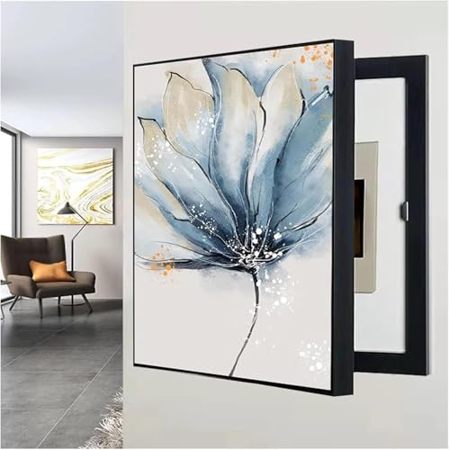 Couvercle de Boîte à Fusibles Salon 50x60 - Cache-Panneau Électrique Intérieur et Décoratif
