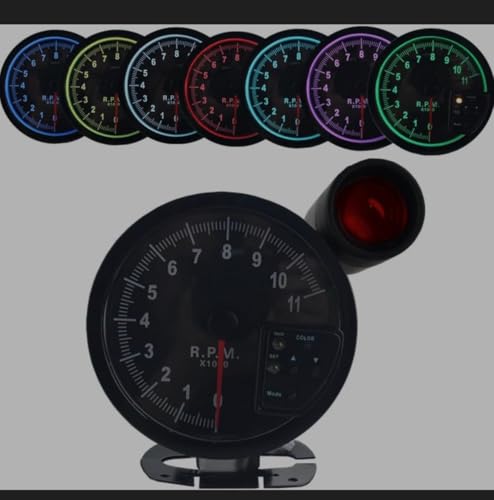 Image of AUTO MT WORKING RPM Tiger RPM Meter Speedometer Tacho Gauge