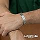 Lacoste Gliederarmband für Herren Kollektion METROPOLE in Edelstahl Verziert mit Petit-Piqué-Muster - 2040117