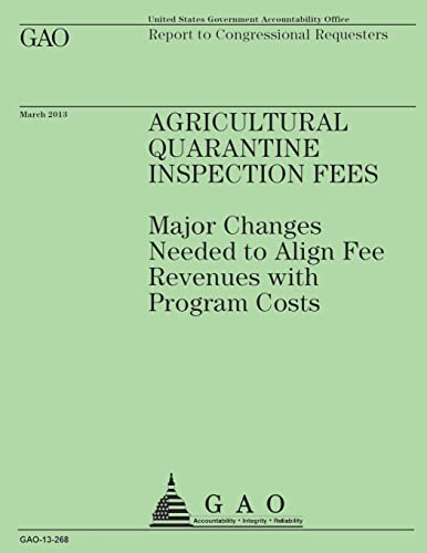 Report to Congressional Requesters: Agricultural Quarantine Inspection Fees