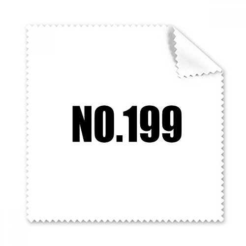 Numéro Tissu Lunettes Nom Chanceux No.199 Chiffon de Nettoyage Téléphone Idée Cadeau Utile 5pcs