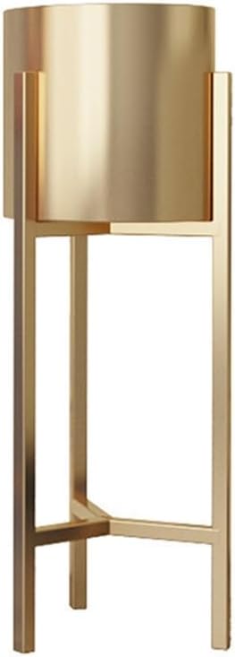 Metal Planter Stand, Gold Floor Decorative Flower Stand, Indoor Green Planter Stand Plant Stand For Display And Decoration ( Color : Gold , Size : 60cm ), GLESOS01