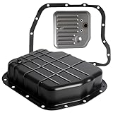 Riyhch Transmission Oil Pan with Gasket, Drain Plug & Transmission Filter, for 46RE 47RE 48RE, for Dodge Ram 1500 2500 3500 1998-2006, for Dakota Durango 1998-2003, 4.7L 5.2L 5.9L 6.7L 8.0L 8.3L