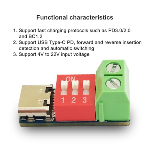 Déclencheur de type C PD QC pour module de puissance réglable en tension continue - 5