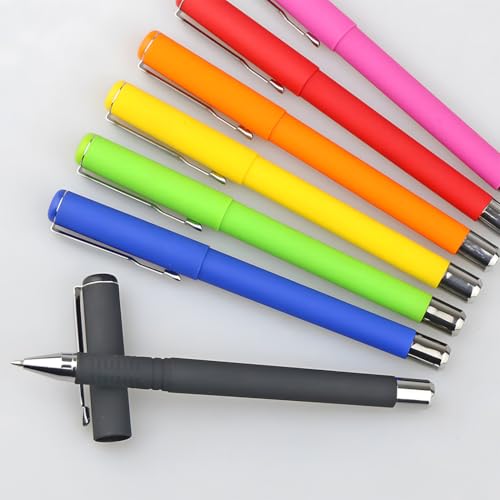 Bolígrafos personalizados gel Negro pack 100 AGOWOO miniatura 3