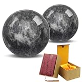 Hmsddan Traditional Chinese Baoding Balls, Dark Grey, Medium-1.57"