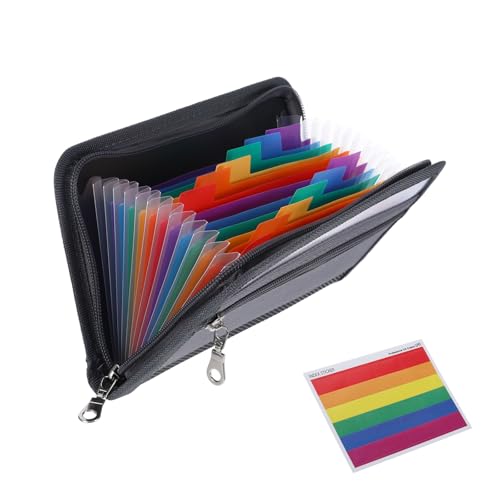 Cartella A6, Cartella per Documenti PortadocumentiCartella con Scomparti Tasca per