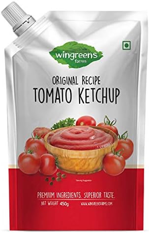 Wingreens Farms Tomato Ketchup, 450 g