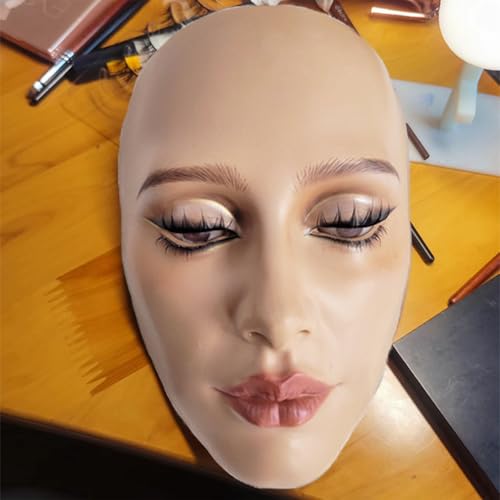 Tabla de práctica de maquillaje reutilizable de silicona con base de apoyo 7