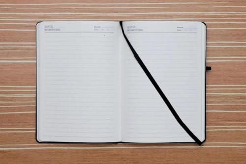 Image of VANCHER 2 in 1 Personalized Diary & Pen Combo with Name Engraving | Premium A5 Leather Finished Notebook 192 Pages with Elastic Strap | Elegant Gift Set for All Occasions (Design 4)