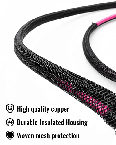 NTSUMI Arado de cabo de bateria de 2 pinos e lado de caminhão adequado para arado de neve Western Fi