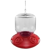 Songbird Essentials SE6025 Dr. JB's Complete Switchable 32 oz Feeder with Red Flowers (Bulk) (Set of 1)