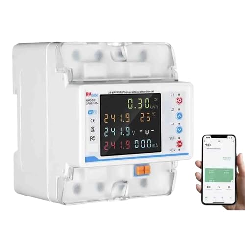 Compteur d'énergie WiFi triphasé et disjoncteur connecté à réenclenchement automatique