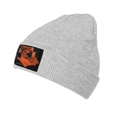 BQUOUQ Knit Hats Anderson Rapper Paak Beanie Hat Cuffed Winter Hat Skull Watch Cap for Men and Women Fisherman Beanies for Outdoors Gray