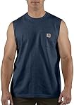 Carhartt Men's Workwear Pocket Sleeveless Midweight T-Shirt Relaxed Fit