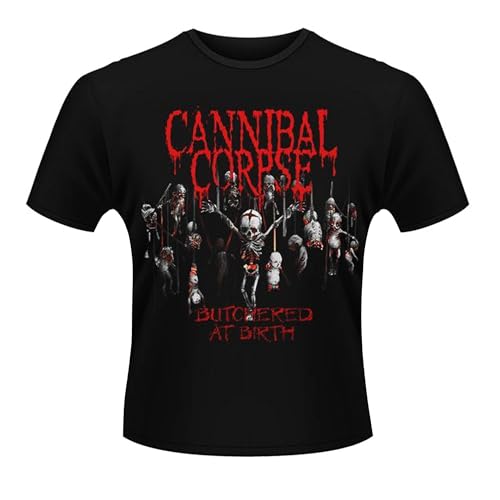 Cannibal Corpse T-shirt Butchered at Birth 3XL Noir style oversize
