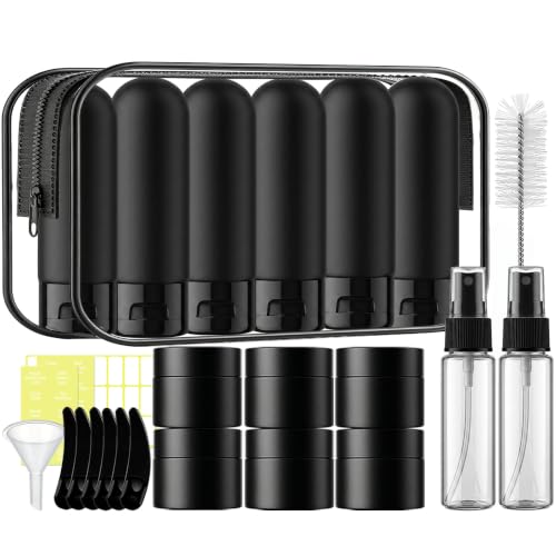 YNSHOUNA Travel Bottles Set (All Black)