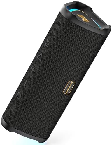 Monster Prism Portable Bluetooth Speaker, 20W Stereo Sound, 24H P...