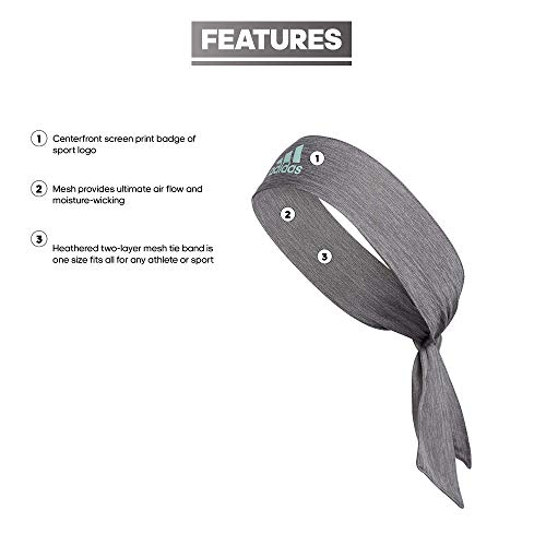 Image of adidas Alphaskin Tie Headband