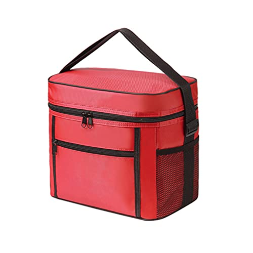 Luxshiny Insulated Lunch Bag - Durable Thermal Cooler Tote for