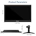 Prechen 11.6 Inch Security Monitor,Small Surveillance Monitor HDMI VGA AV BNC USB BNC Input,1366x768 Computer Display with Speakers for CCTV DVR Office and Home Security Camera System Surveillance
