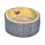 Handcrafted Mango Wood Decorative Bowl with Natural Bark Edge – Rustic Wooden Centerpiece Bowl for Potpourri, Candy Dish, Key Holder & Small Fruit Display – Farmhouse & Boho Home Décor Accent (7 Inch)